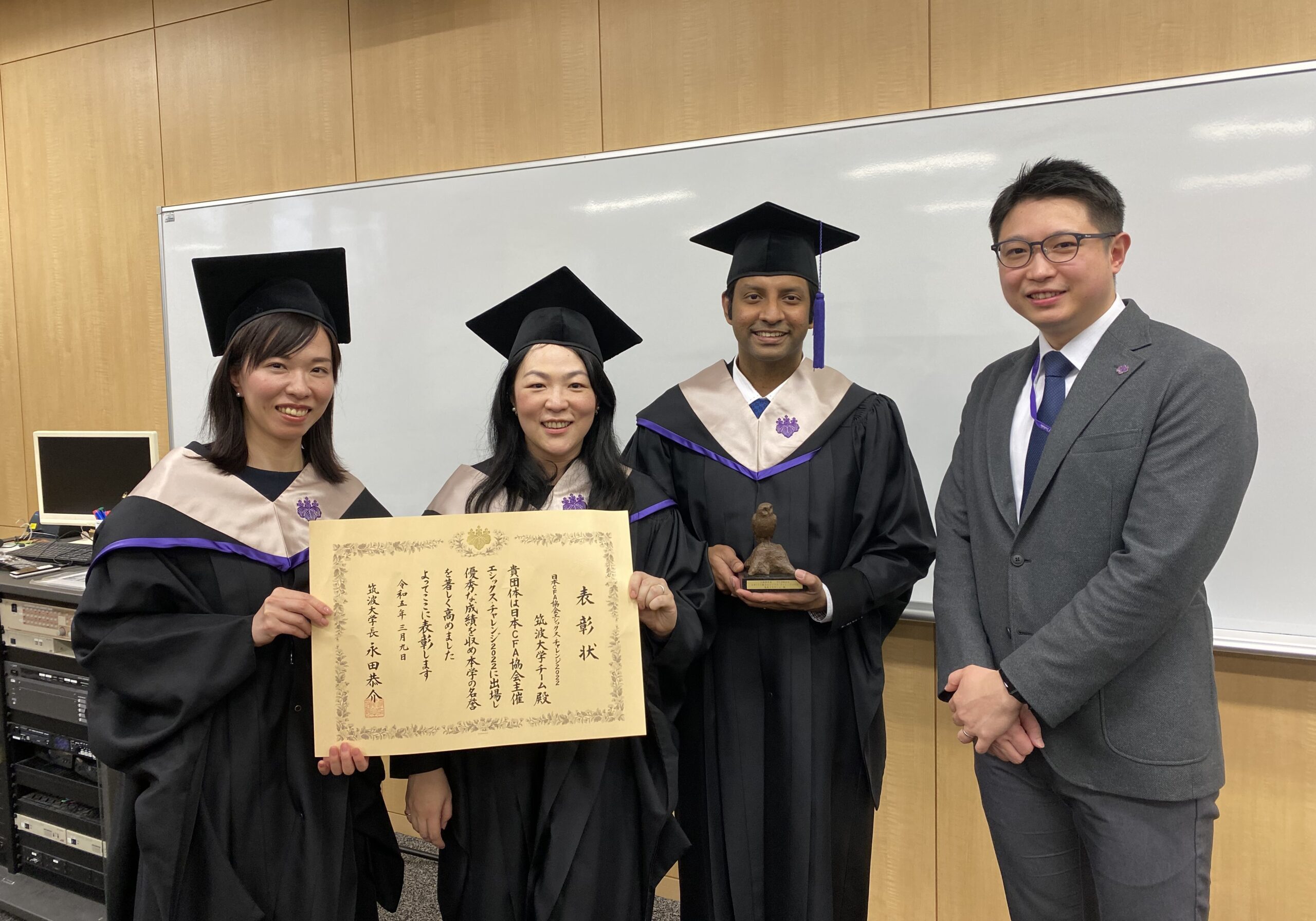 Team Tsukuba was awarded the President's Award
